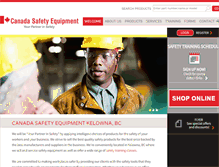 Tablet Screenshot of canadasafety.com